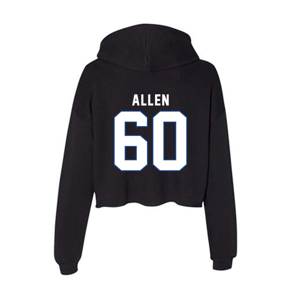 Grand Valley - NCAA Football : Chandler Allen - Women's Crop Fleece Hoodie-1
