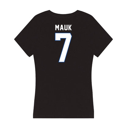 Grand Valley - NCAA Softball : Jasmine Mauk - Women's V-Neck T-Shirt-1