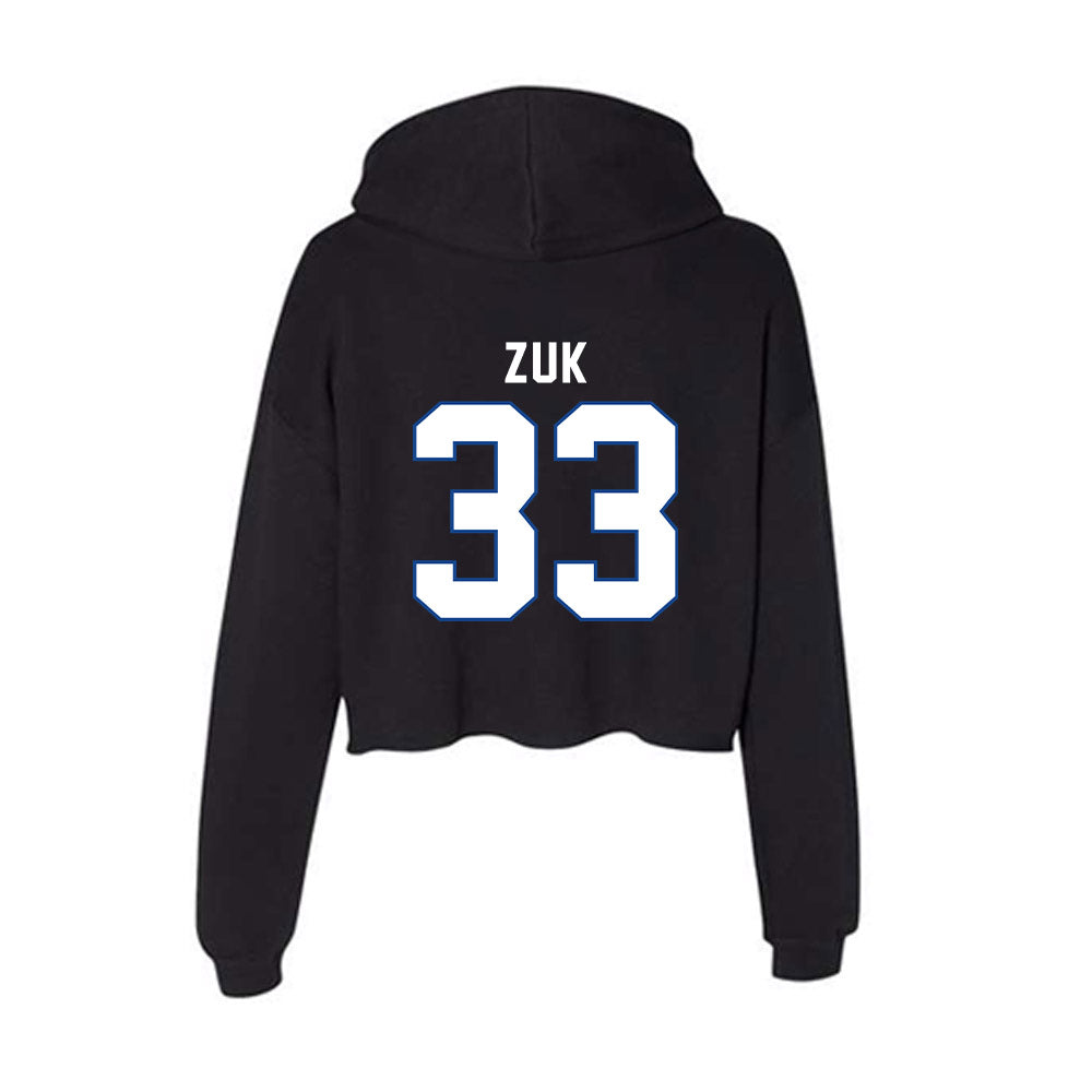 Grand Valley - NCAA Women's Lacrosse : Adriana Zuk - Women's Crop Fleece Hoodie-1