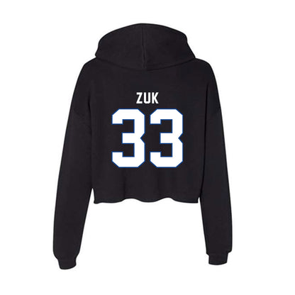 Grand Valley - NCAA Women's Lacrosse : Adriana Zuk - Women's Crop Fleece Hoodie-1
