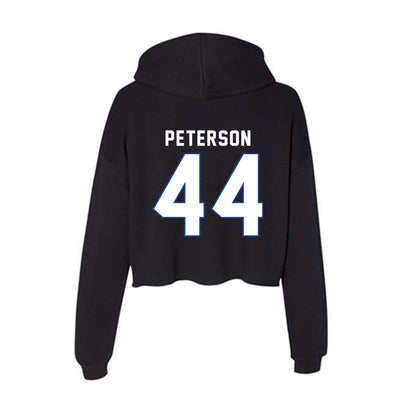 Grand Valley - NCAA Football : Drew Peterson - Women's Crop Fleece Hoodie-1