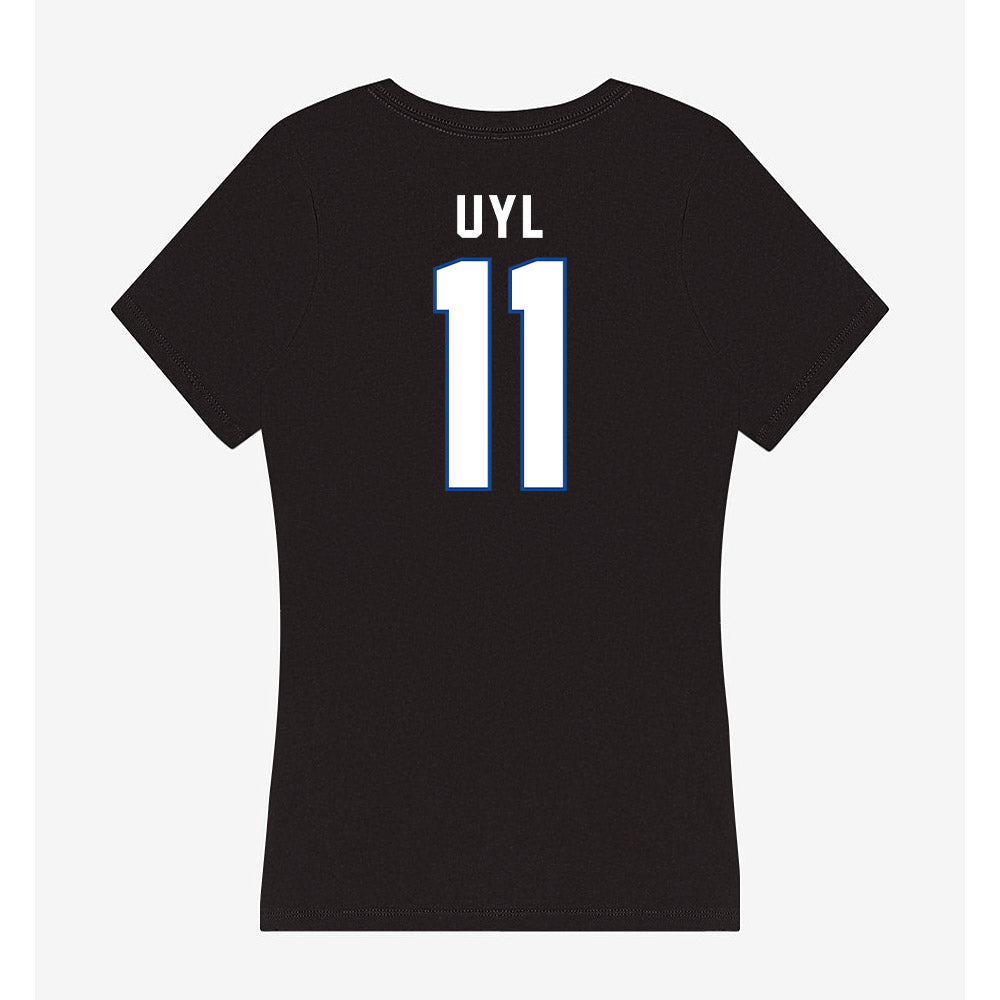 Grand Valley - NCAA Women's Basketball : Madi Uyl - Women's V-Neck T-Shirt-1