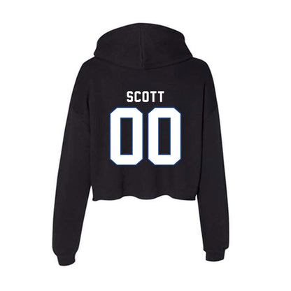 Grand Valley - NCAA Football : Aden Scott - Women's Crop Fleece Hoodie-1