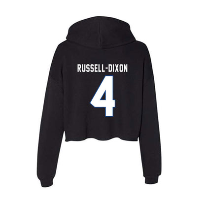 Grand Valley - NCAA Football : Kellen Russell-Dixon - Women's Crop Fleece Hoodie-1