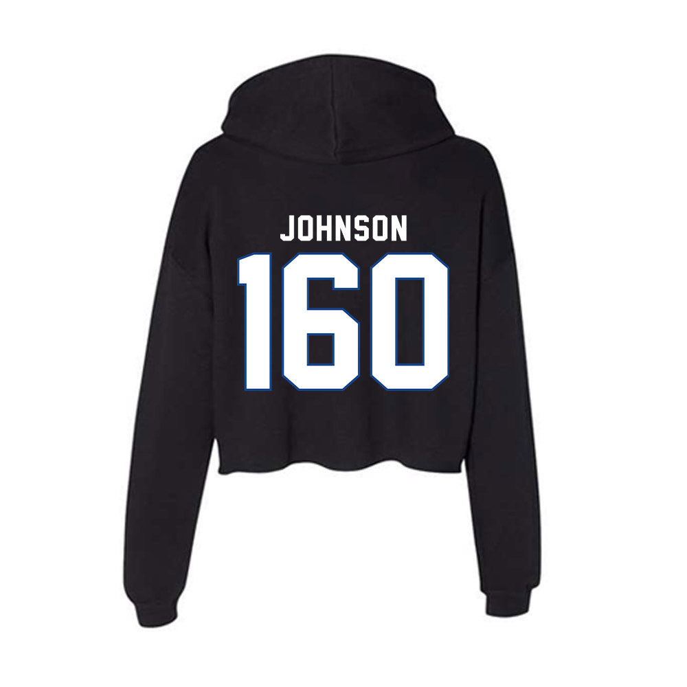 Grand Valley - NCAA Wrestling : Elleni Johnson - Classic Shersey Women's Crop Fleece Hoodie-1