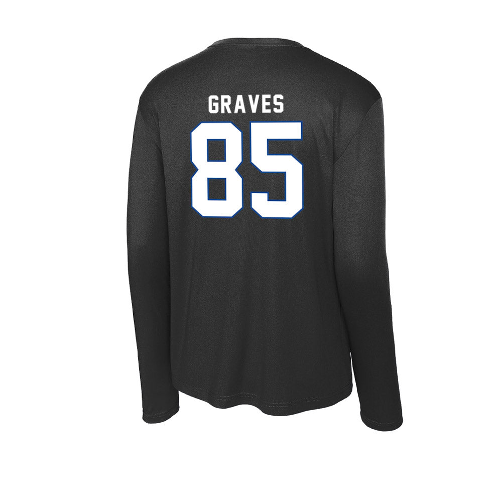 Grand Valley - NCAA Football : Eli Graves - Activewear Long Sleeve T-Shirt-1