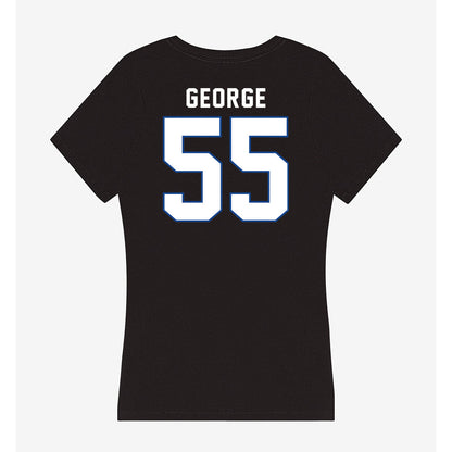 Grand Valley - NCAA Football : Jonnell George - Women's V-Neck T-Shirt-1