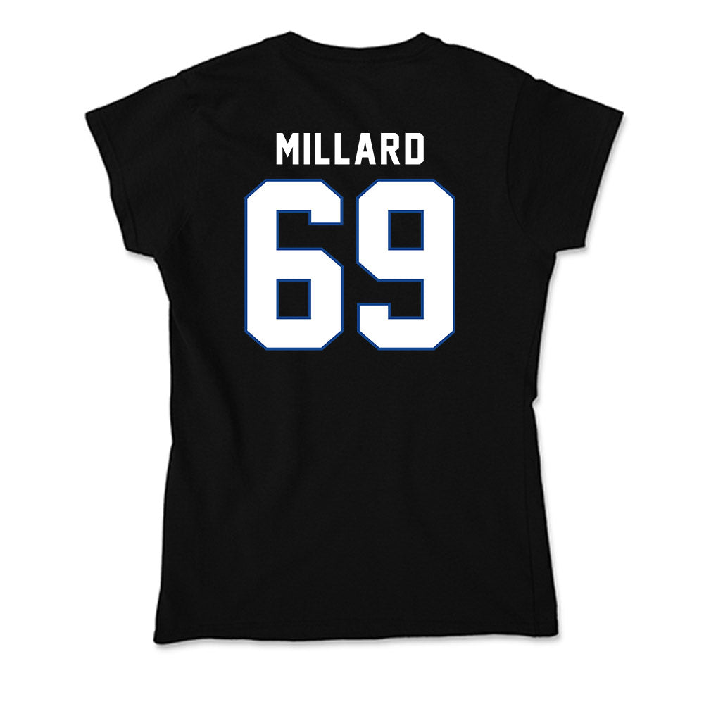 Grand Valley - NCAA Men's Swimming & Diving : Austin Millard - Soft Style Women’s T-Shirt-1