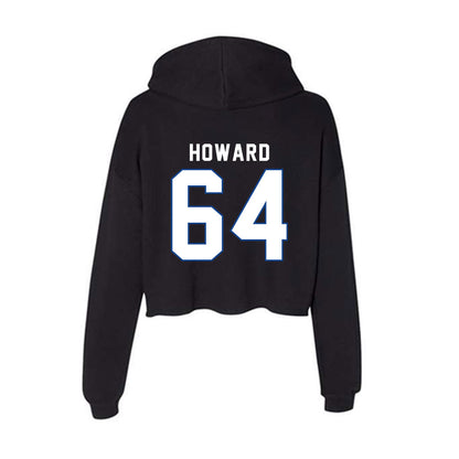 Grand Valley - NCAA Football : Barry Howard - Women's Crop Fleece Hoodie-1