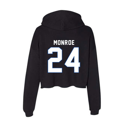 Grand Valley - NCAA Football : Deondray Monroe - Women's Crop Fleece Hoodie-1