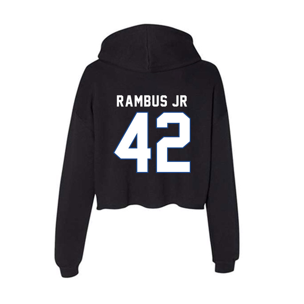 Grand Valley - NCAA Football : Antuane Rambus Jr - Women's Crop Fleece Hoodie-1
