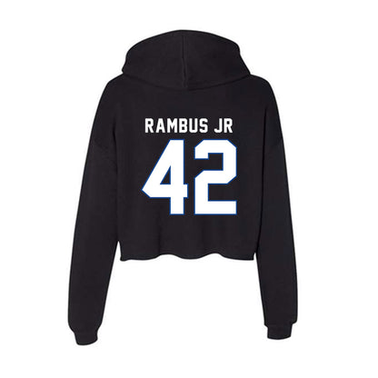 Grand Valley - NCAA Football : Antuane Rambus Jr - Women's Crop Fleece Hoodie-1