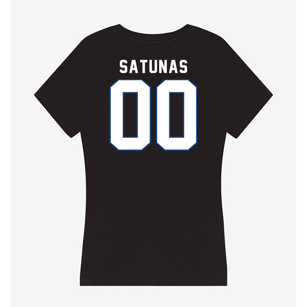 Grand Valley - NCAA Baseball : Drew Satunas - Women's V-Neck T-Shirt-1