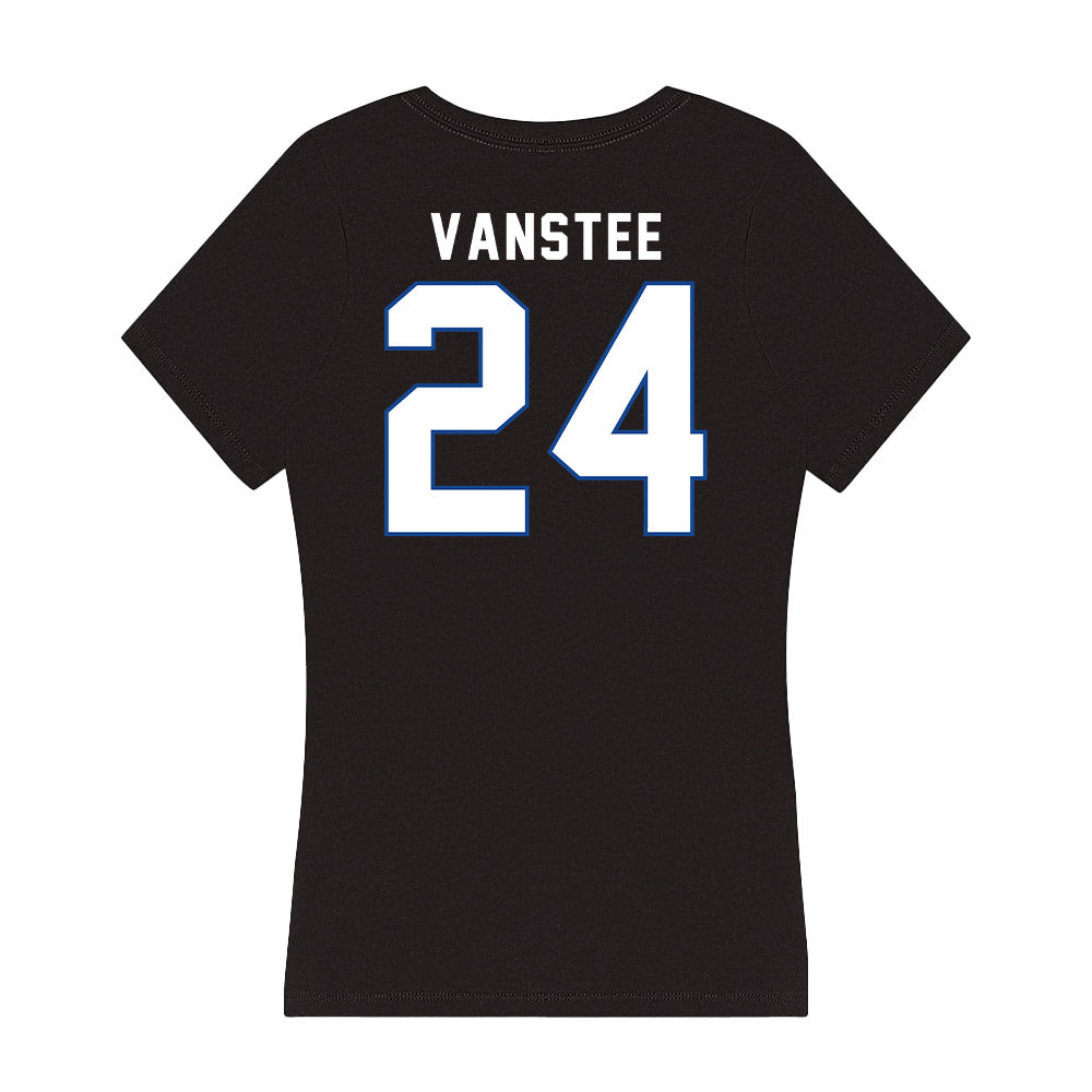 Grand Valley - NCAA Women's Basketball : Paige VanStee - Women's V-Neck T-Shirt-1