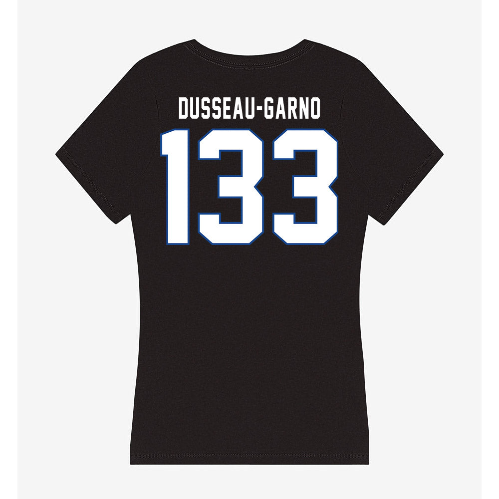 Grand Valley - NCAA Wrestling : Wyatt Dusseau-Garno - Women's V-Neck T-Shirt-1