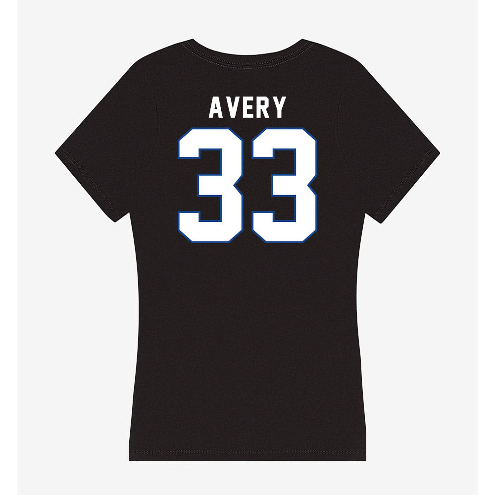 Grand Valley - NCAA Baseball : Owen Avery - Women's V-Neck T-Shirt-1