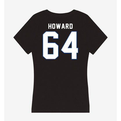 Grand Valley - NCAA Football : Barry Howard - Women's V-Neck T-Shirt-1
