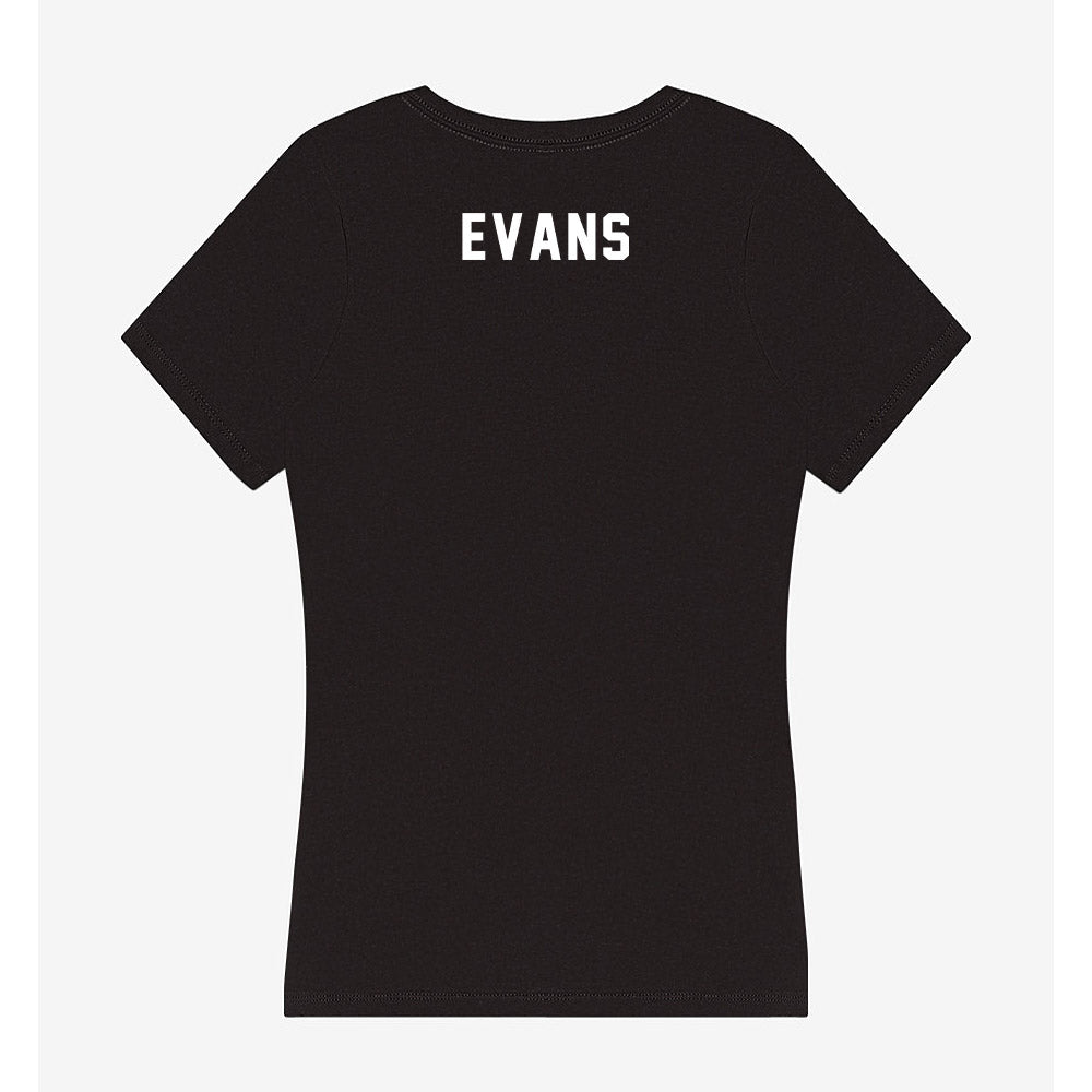 Grand Valley - NCAA Women's Swimming & Diving : Alex Evans - Women's V-Neck T-Shirt-1