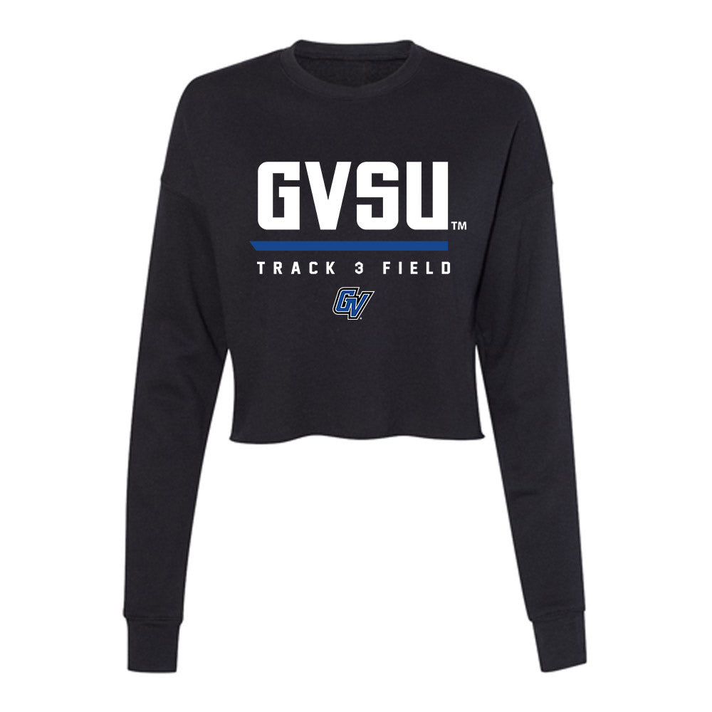 Grand Valley - NCAA Men's Track & Field : Sam Coyle - Women's Cropped Crew Fleece-0