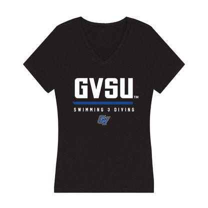 Grand Valley - NCAA Men's Swimming & Diving : Jack Hester - Women's V-Neck T-Shirt-0