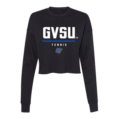 Grand Valley - NCAA Men's Tennis : Lucas Gonzalez - Women's Cropped Crew Fleece-0