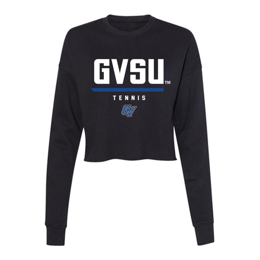 Grand Valley - NCAA Men's Tennis : Lucas Gonzalez - Women's Cropped Crew Fleece-0