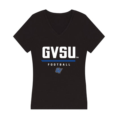 Grand Valley - NCAA Football : Thomas Jolly - Women's V-Neck T-Shirt-0