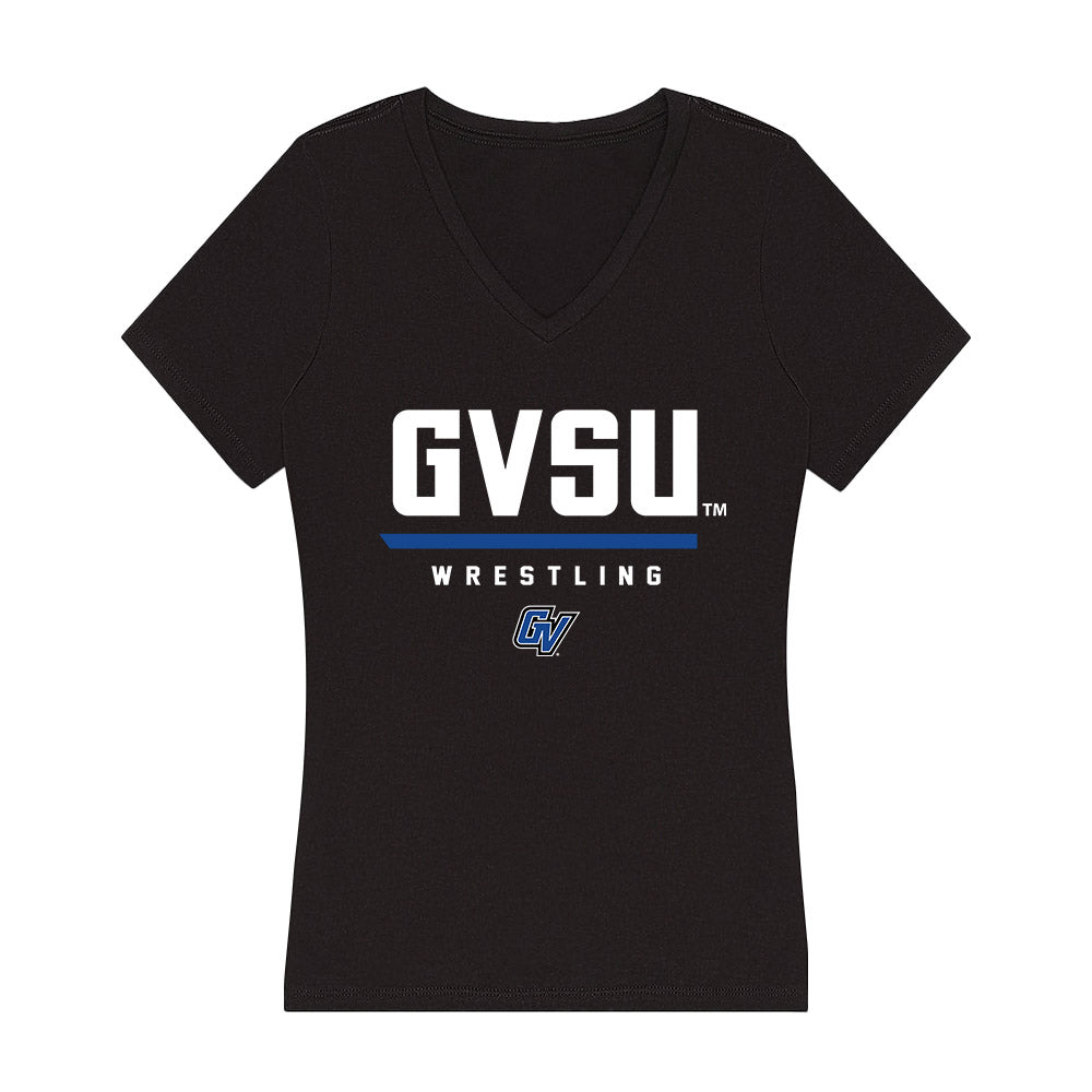 Grand Valley - NCAA Wrestling : Libby Roberts - Classic Shersey Women's V-Neck T-Shirt-0
