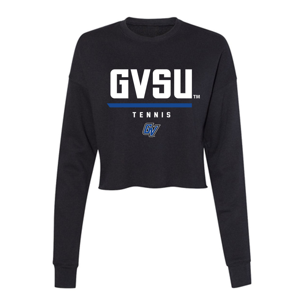 Grand Valley - NCAA Men's Tennis : Chimo Minguez Ribera - Women's Cropped Crew Fleece-0