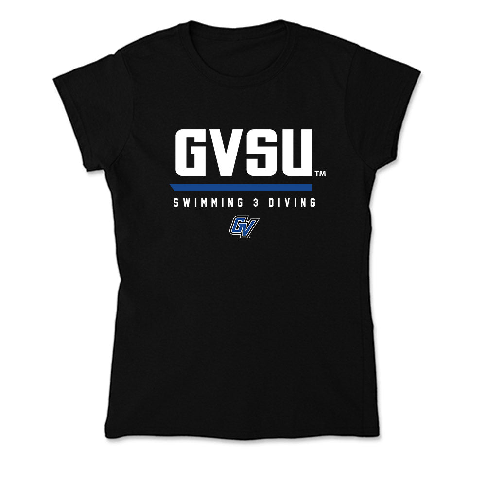 Grand Valley - NCAA Women's Swimming & Diving : Alex Evans - Soft Style Women’s T-Shirt-0