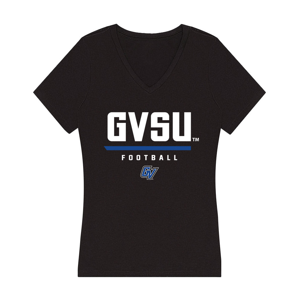 Grand Valley - NCAA Football : Gregory Keller - Women's V-Neck T-Shirt-0