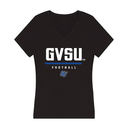 Grand Valley - NCAA Football : Gregory Keller - Women's V-Neck T-Shirt-0