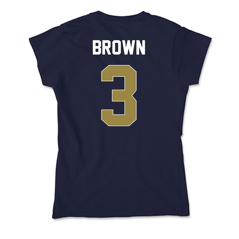 Georgia Southern - NCAA Women's Basketball : Nevaeh Brown - Soft Style Women’s T-Shirt-1