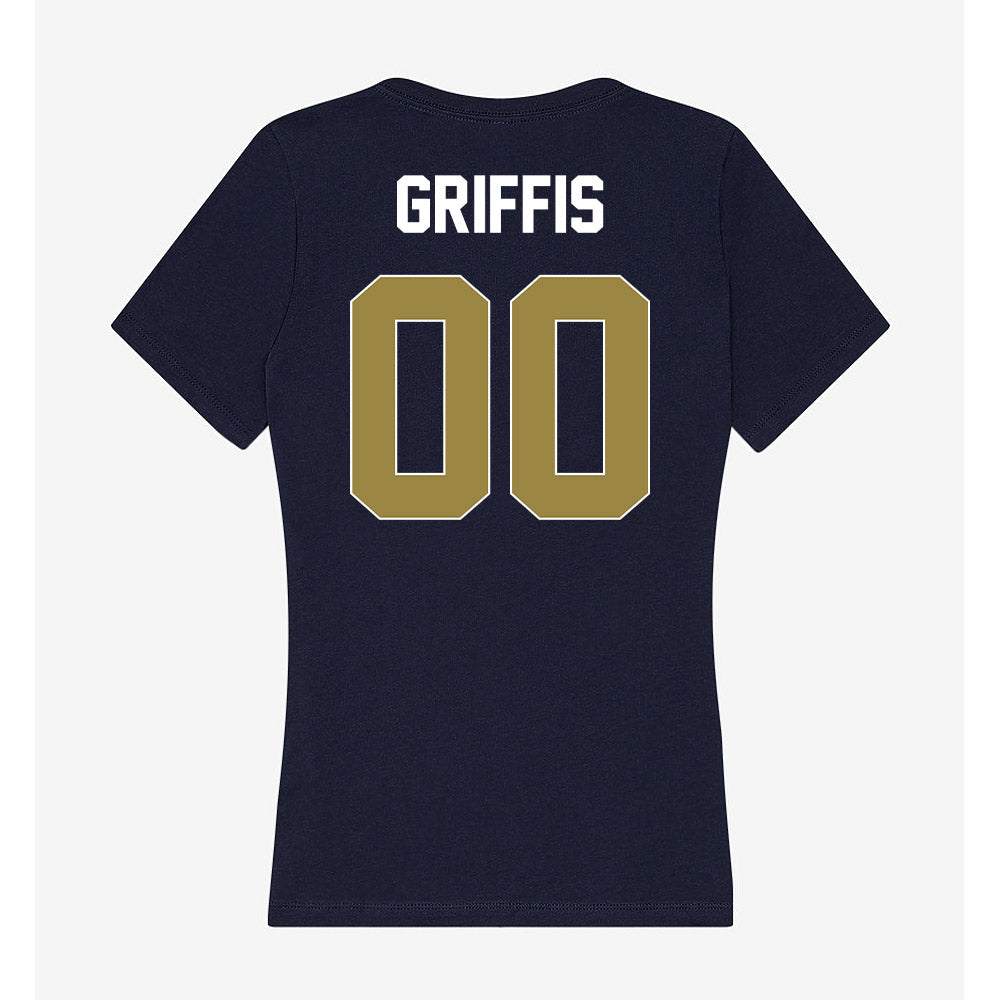 Georgia Southern - NCAA Baseball : Dayson Griffis - Women's V-Neck T-Shirt-1
