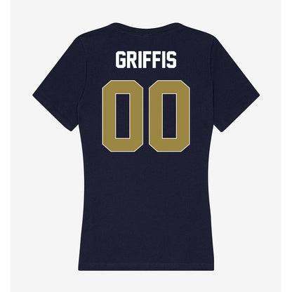 Georgia Southern - NCAA Baseball : Dayson Griffis - Women's V-Neck T-Shirt-1