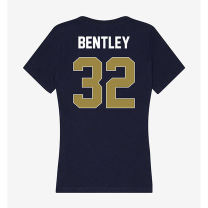 Georgia Southern - NCAA Football : Jaylen Bentley - Women's V-Neck T-Shirt-1