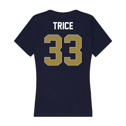 Georgia Southern - NCAA Football : Holden Trice - Women's V-Neck T-Shirt-1