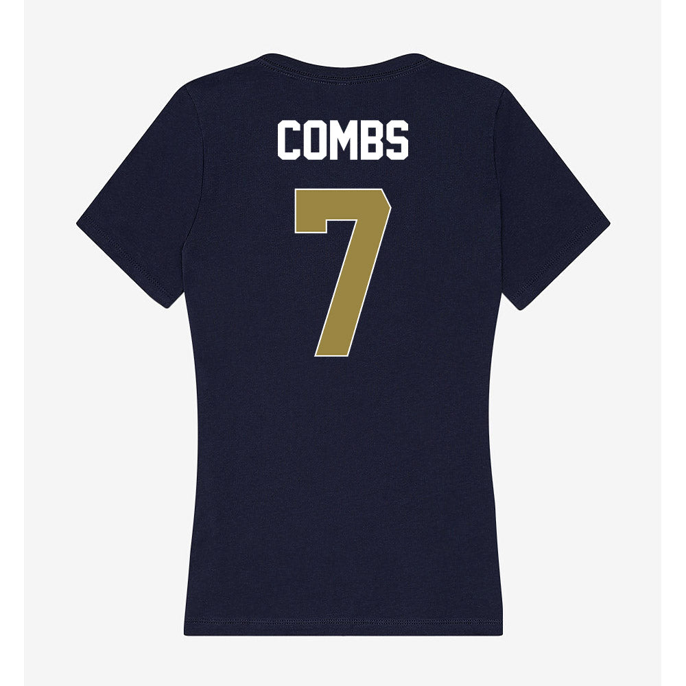 Georgia Southern - NCAA Softball : Valerie Combs - Women's V-Neck T-Shirt-1