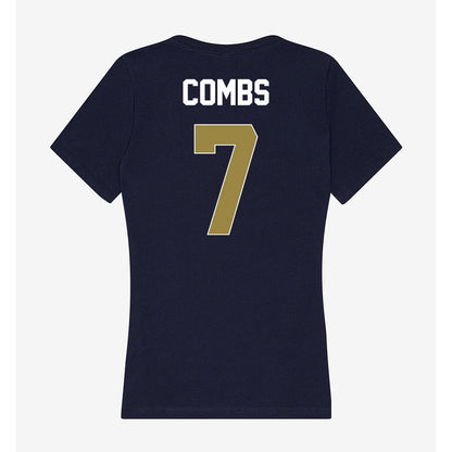 Georgia Southern - NCAA Softball : Valerie Combs - Women's V-Neck T-Shirt-1