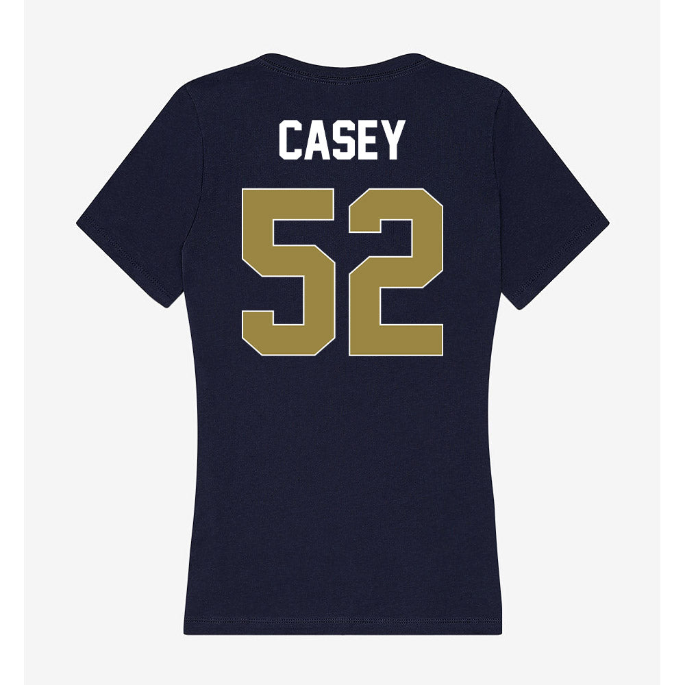 Georgia Southern - NCAA Football : Kru Casey - Women's V-Neck T-Shirt-1