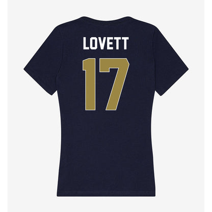 Georgia Southern - NCAA Baseball : Jett Lovett - Women's V-Neck T-Shirt-1