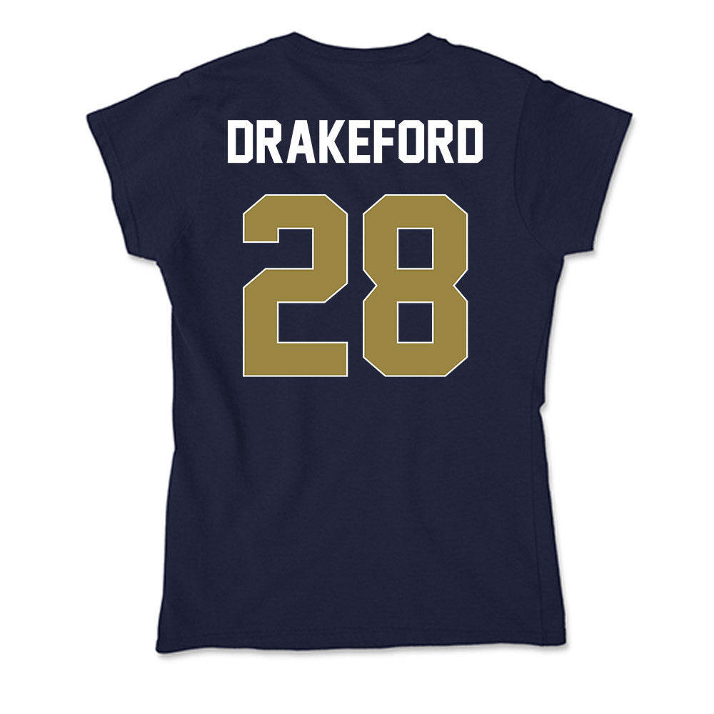 Georgia Southern - NCAA Football : Tylin Drakeford - Soft Style Women’s T-Shirt-1