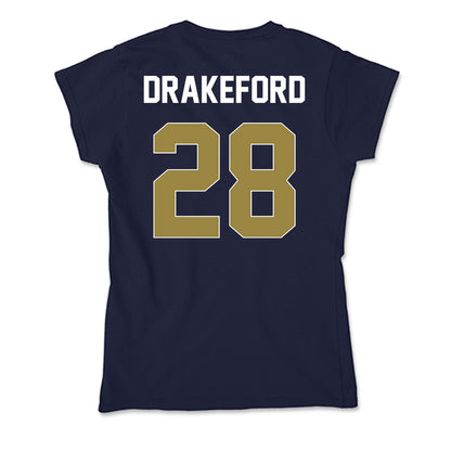 Georgia Southern - NCAA Football : Tylin Drakeford - Soft Style Women’s T-Shirt-1