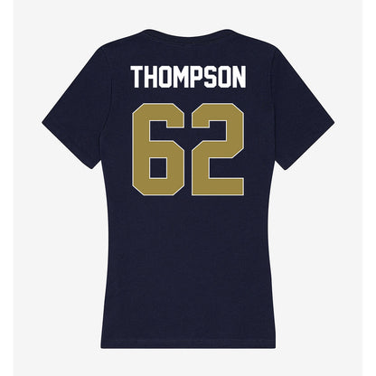 Georgia Southern - NCAA Football : Liam Thompson - Women's V-Neck T-Shirt-1