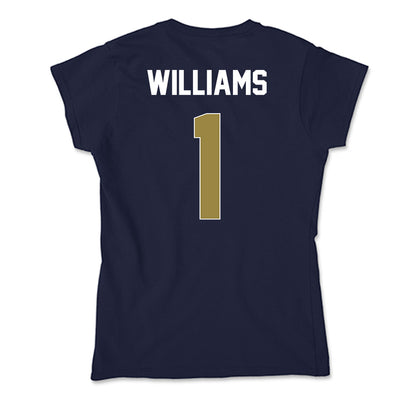 Georgia Southern - NCAA Men's Basketball : Dwayne Williams - Soft Style Women’s T-Shirt-1