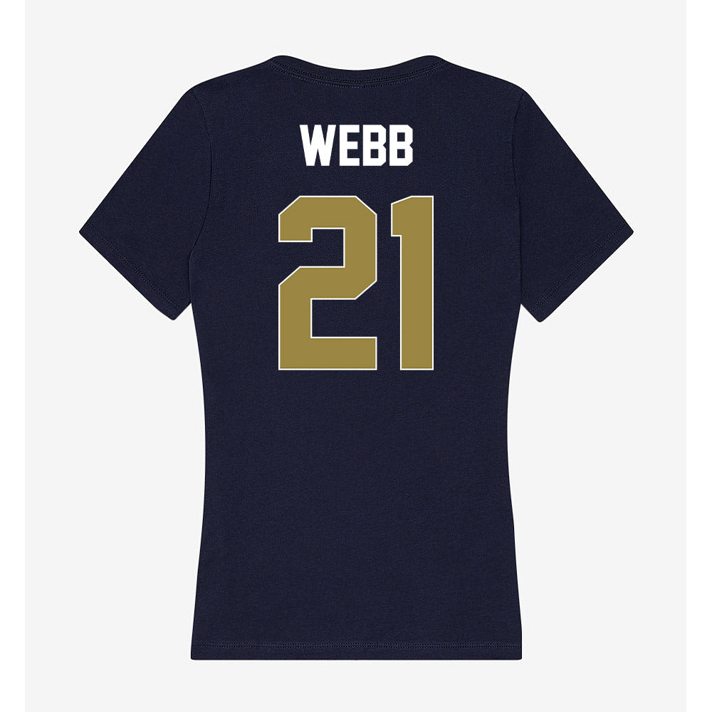 Georgia Southern - NCAA Men's Basketball : Tavarus Webb - Women's V-Neck T-Shirt-1