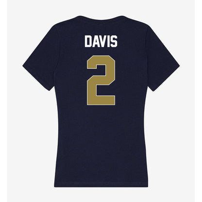 Georgia Southern - NCAA Baseball : John Davis - Women's V-Neck T-Shirt-1