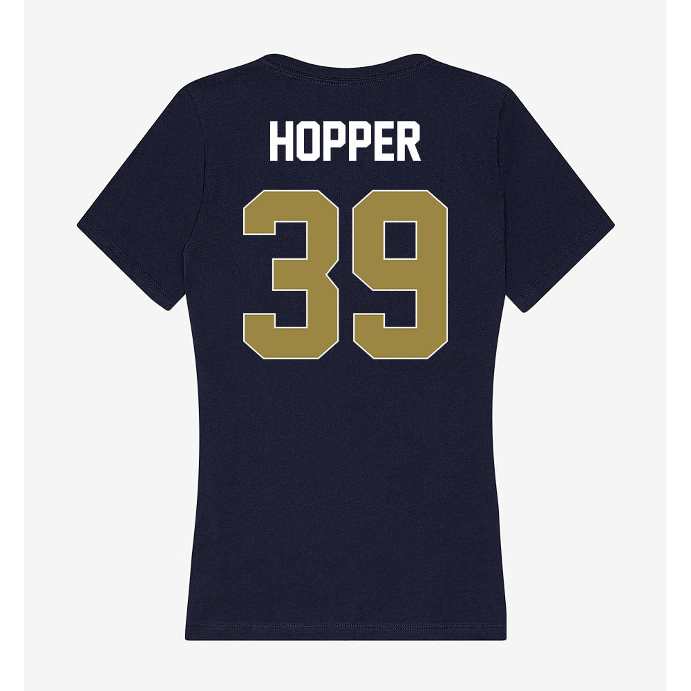 Georgia Southern - NCAA Baseball : Canon Hopper - Women's V-Neck T-Shirt-1