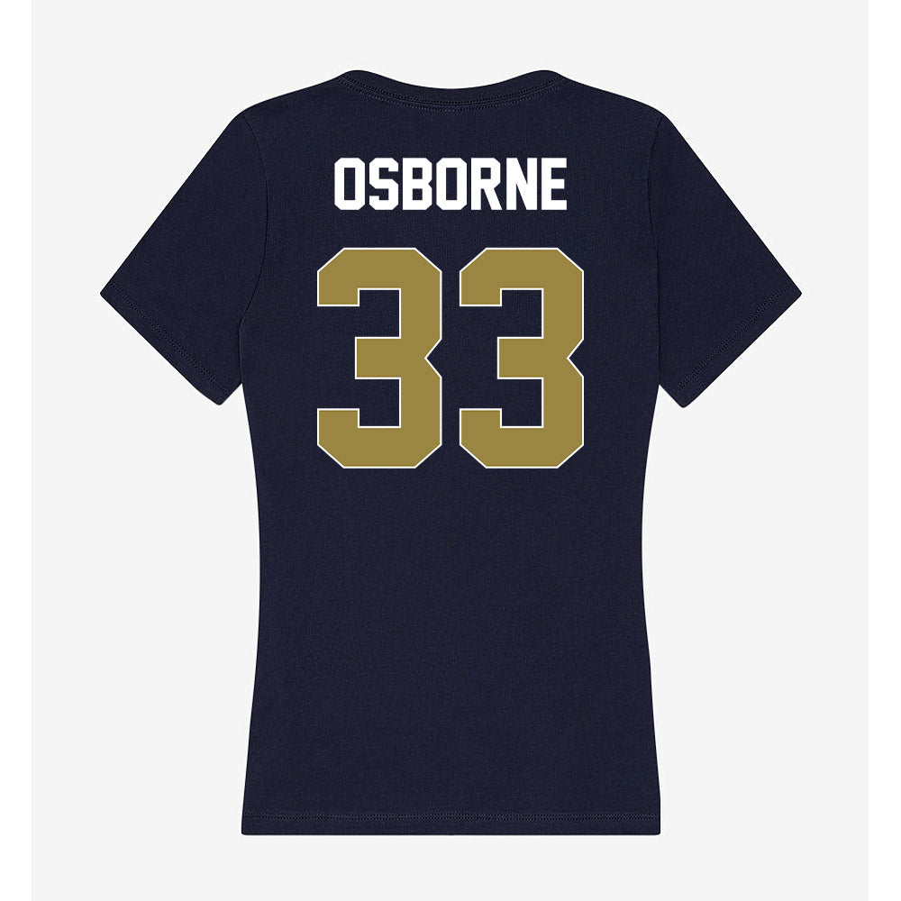 Georgia Southern - NCAA Baseball : Sawyer Osborne - Women's V-Neck T-Shirt-1
