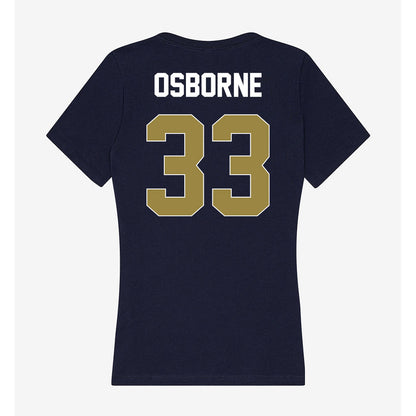 Georgia Southern - NCAA Baseball : Sawyer Osborne - Women's V-Neck T-Shirt-1